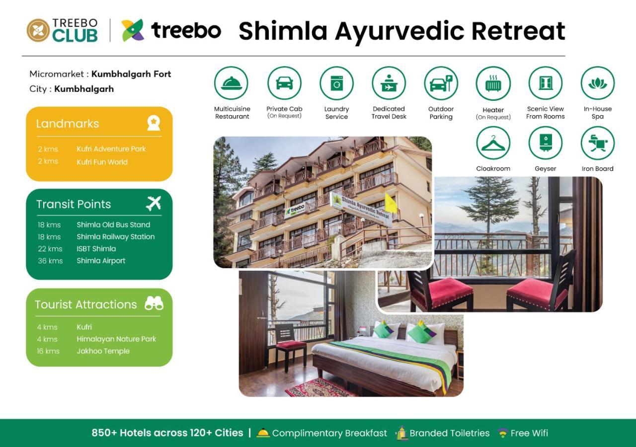 Treebo Shimla Ayurvedic Retreat Kufri Otel Dış mekan fotoğraf